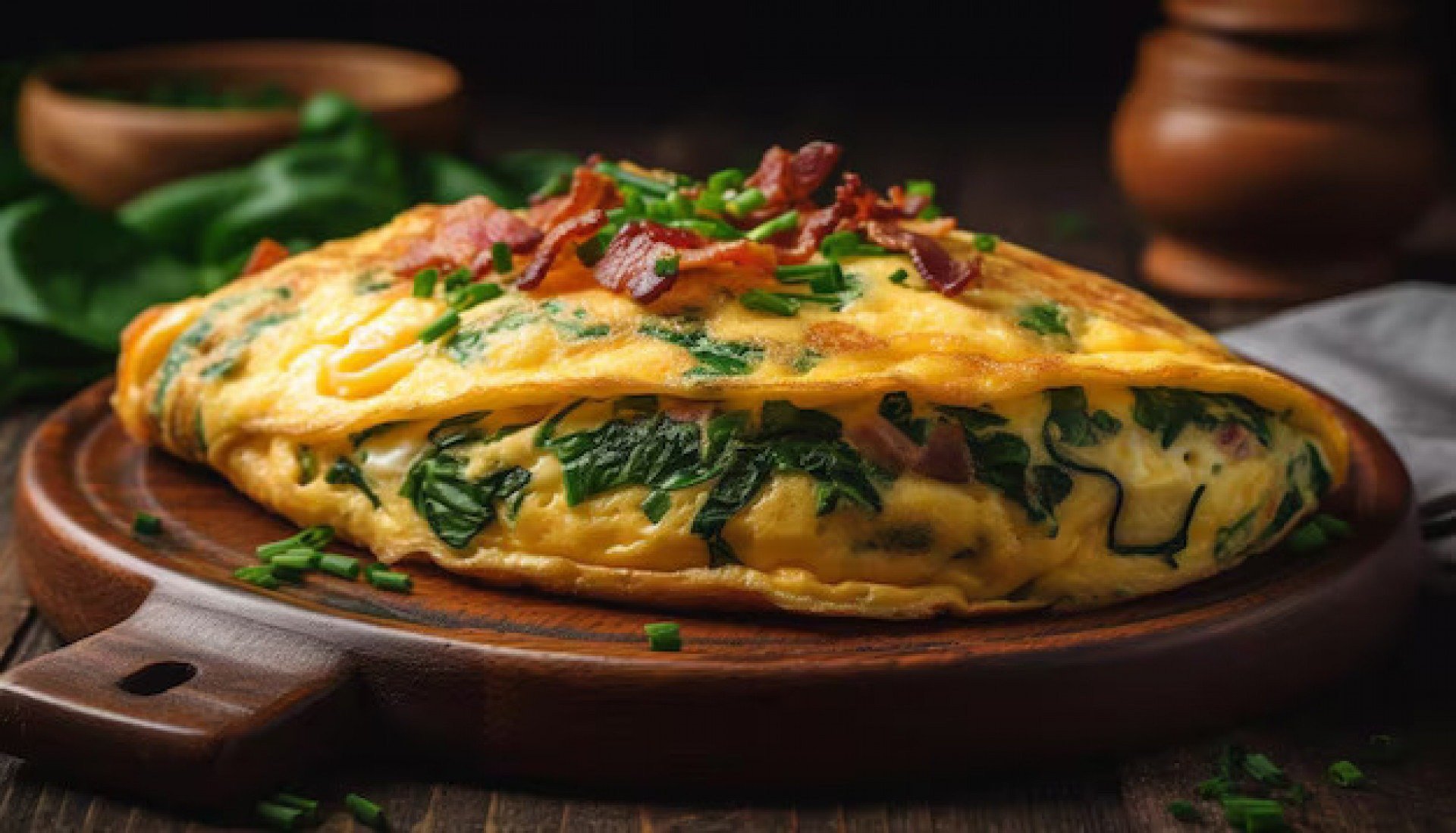 Imagem ilustrativa do omelete fit