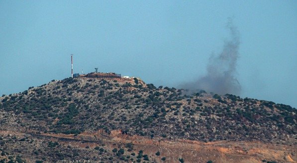 Ocupação de Israel nas Colinas de Golã é alvo de bombardeio vindo do Líbano