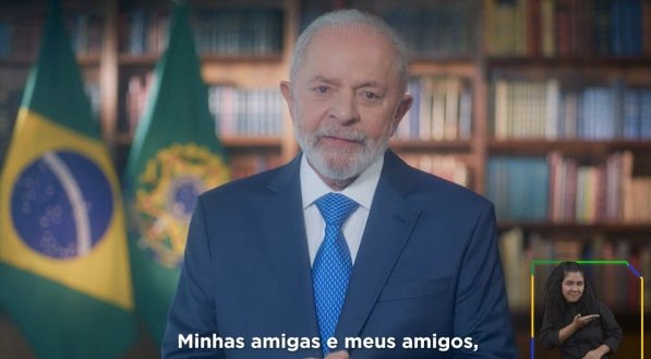 Lula realizou pronunciamento para falar &agrave; na&ccedil;&atilde;o 