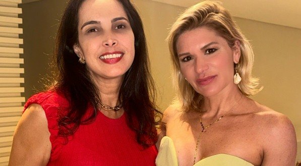 Rebeca Wanderley e Juliana Santos, em evento na Dona Santa