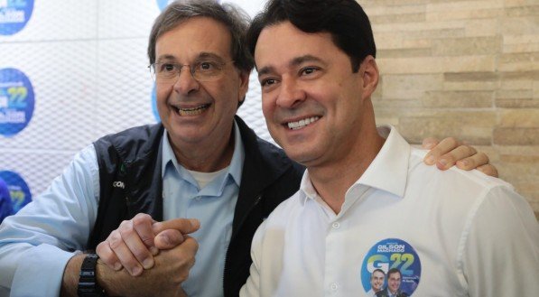 Gilson Machado e Anderson Ferreira na convenção do PL