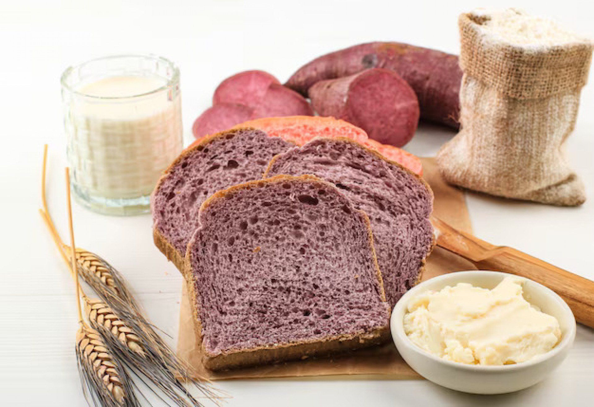 Imagem ilustrativa do pão de batata doce fitness