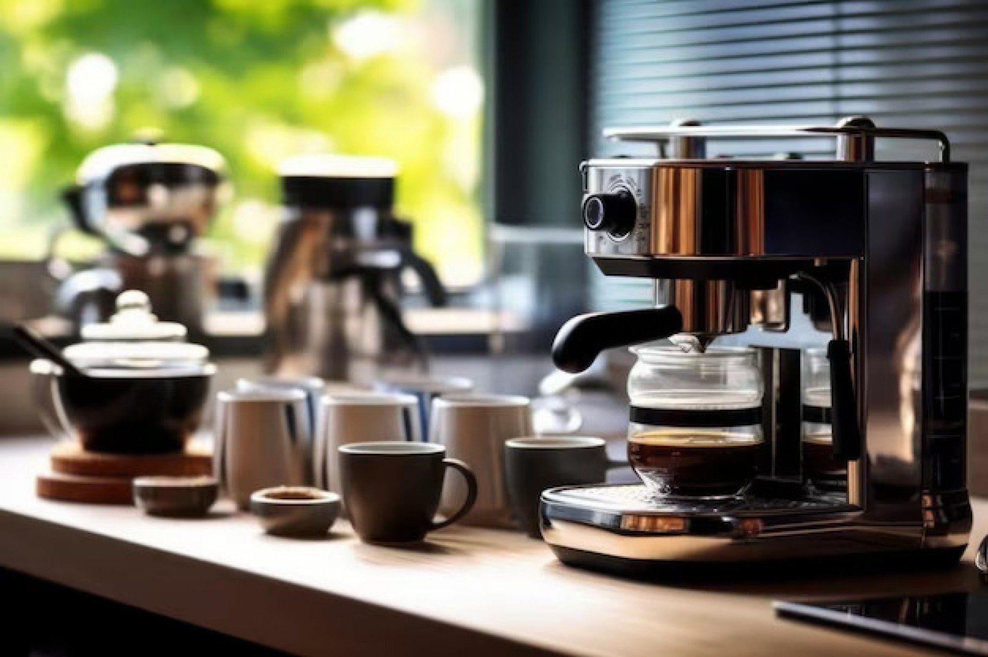 Imagem ilustrativa de uma máquina de café