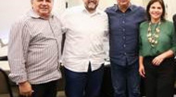 Carlos Carvalho, o Carlinhos da Tupan, Guilherme Cavalcanti, Drayton Nejaim e Priscila Krause, em evento do Lide Pernambuco
