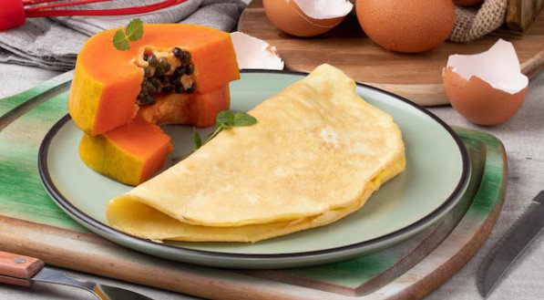 Imagem ilustrativa da crepioca fitness para o café da manhã