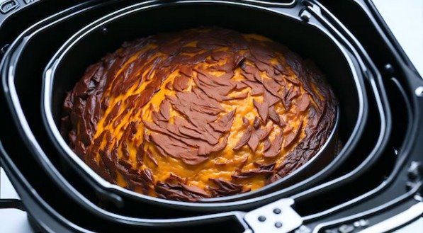 Imagem ilustrativa do bolo na AirFryer