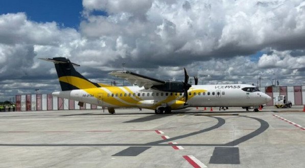 Modelo ATR-72 da VoePass.