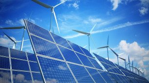 Geração de energia solar em parque de energia éolica são intermitentes e precisam de outras fontes.