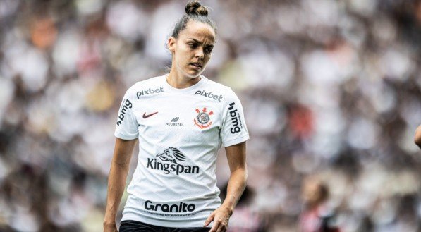 Gabi Portilho com a camisa do Corinthians