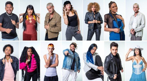 Imagem dos 14 participantes do reality show Estrela da Casa