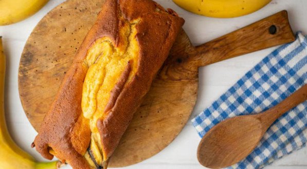 Imagem ilustrativa do bolo de banana fitness