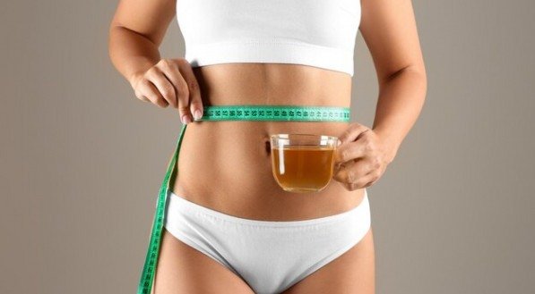 Imagem ilustrativa do chá para emagrecer a barriga