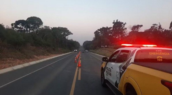 Imagem da rodovia onde o atropelamento aconteceu