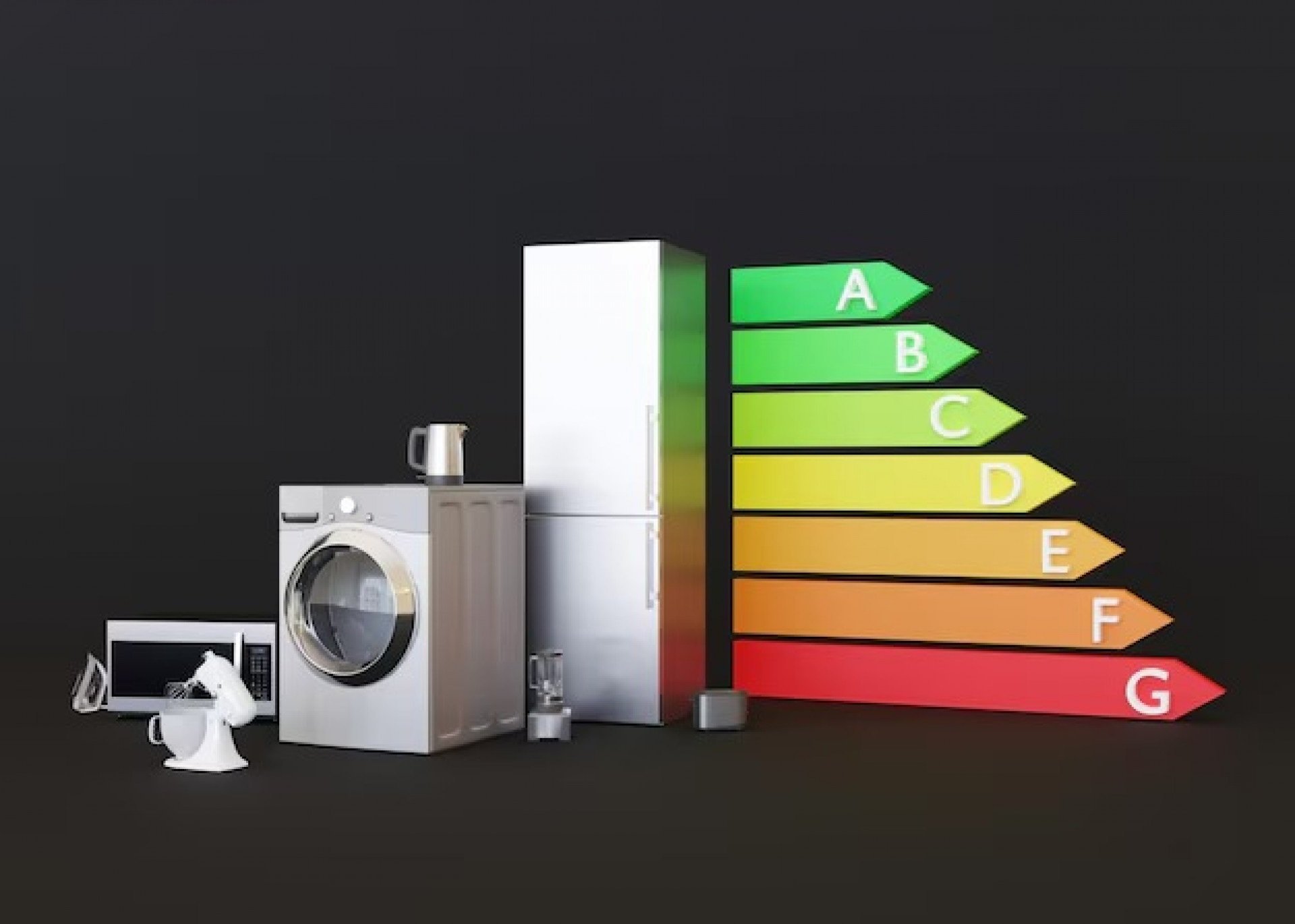 Imagem ilustrativa dos aparelhos eletrônicos e energias 