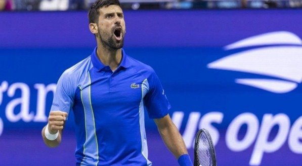 Imagem de Novak Djokovic, tenista sérvio no US Open