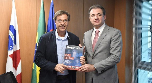 Gilson Machado e o presidente da OAB-PE