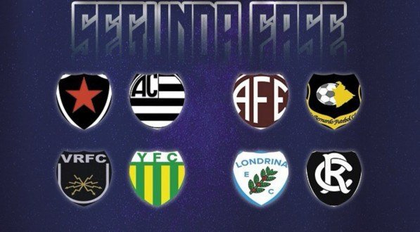 Imagem dos clubes classificados para a segunda fase da Série C