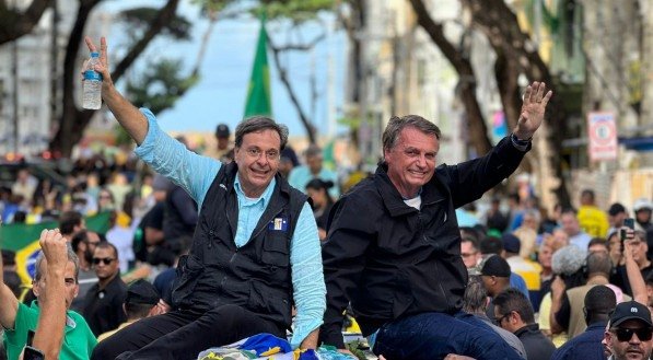 Gilson Machado e Jair Bolsonaro