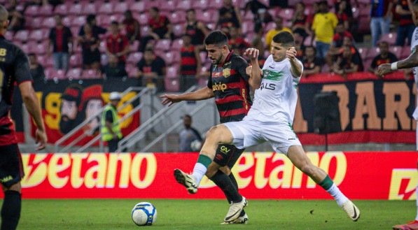 Imagem do último jogo do Sport na Série B contra o Coritiba