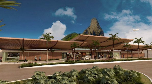 Confira projeto do novo aeroporto de Fernando de Noronha, com previsão de conclusão em outubro de 2026