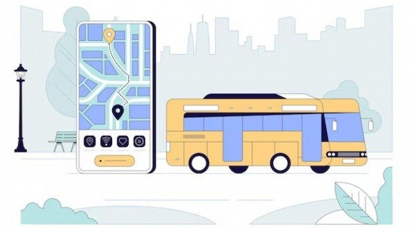Imagem ilustrativa do aplicativo de horário para os ônibus
