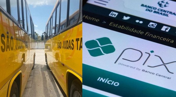 Imagem ilustrativa da ferramenta Pix nos &ocirc;nibus. Novas linhas passam a ser pagas com PIX no Grande Recife
