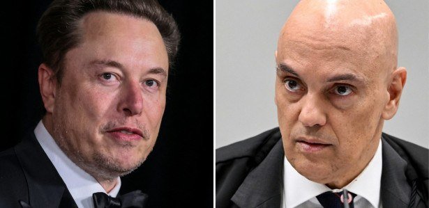 Elon Musk e Alexandre de Moraes