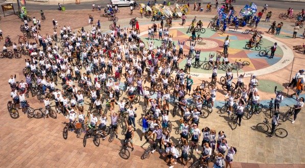 No Bairro do Recife: passeio Ciclístico marcou encerramento do Conexão Juventude