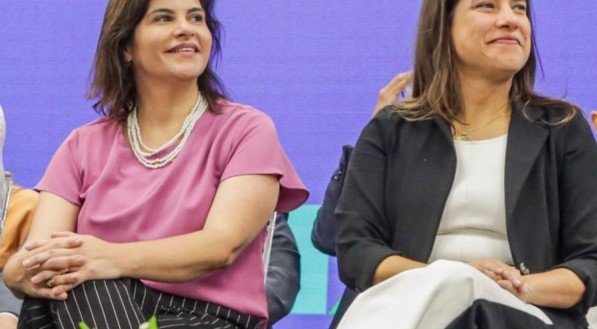 A governadora Raquel Lyra e a vice Priscila Krause 