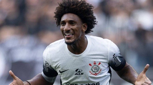 Imagem do atacante Talles Magno, autor de um dos gols do Corinthians sobre o Flamengo