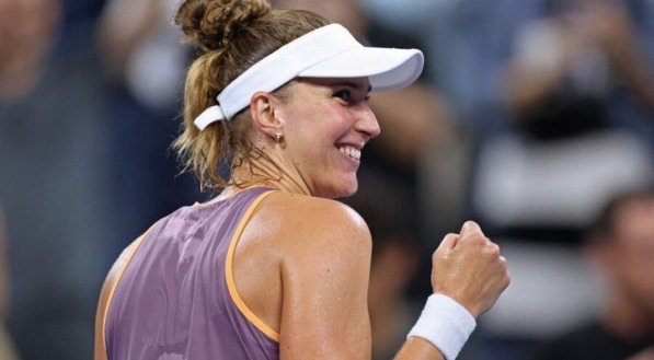 Imagem de Bia Haddad Maia no US Open 2024