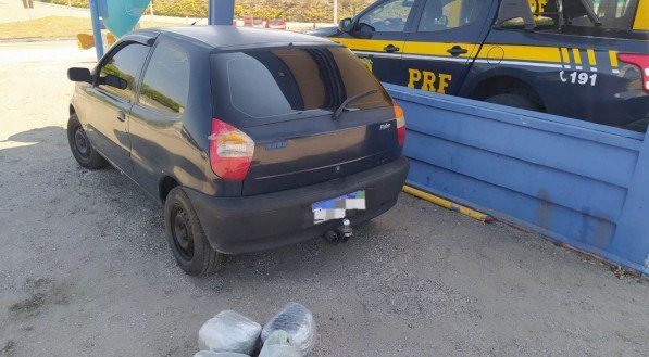 Imagem do carro apreendido