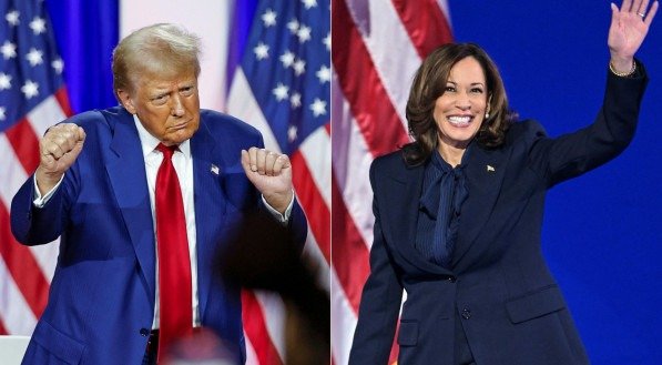 Pesquisas mostram Trump ganhando for&ccedil;a na reta final sobre Kamala Harris, mas resultados divergem