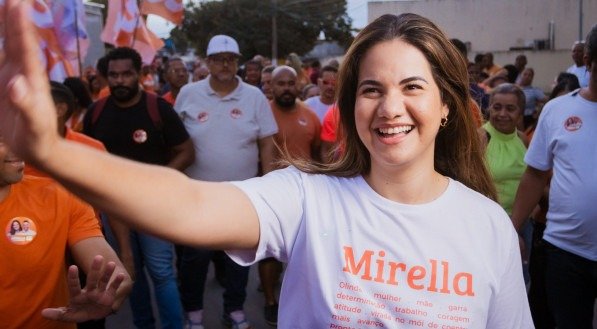 Mirella Almeida, candidata que disputa o segundo turno em Olinda