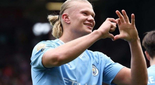 Erling Haaland, atacante do Manchester City