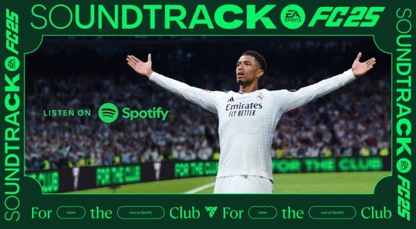 Imagem divulgação da Soundtrack do EA FC 25