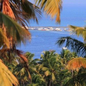 Imagem do horizonte da Praia de Guadalupe, tesouro de Sirinhaém, em Pernambuco