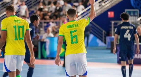 Marcel, jogador de Futsal da Seleção Brasileira