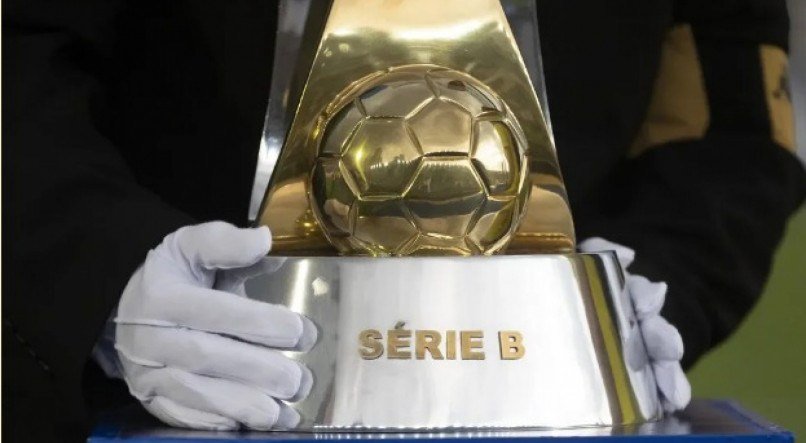 Imagem da taça da Série B do Campeonato Brasileiro
