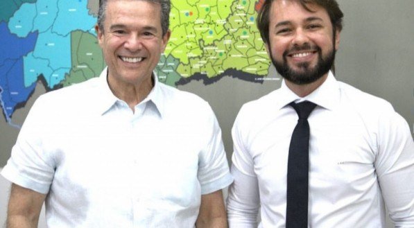 Encontro do ministro André de Paula e o presidente da Adepe, André Teixeira Filho