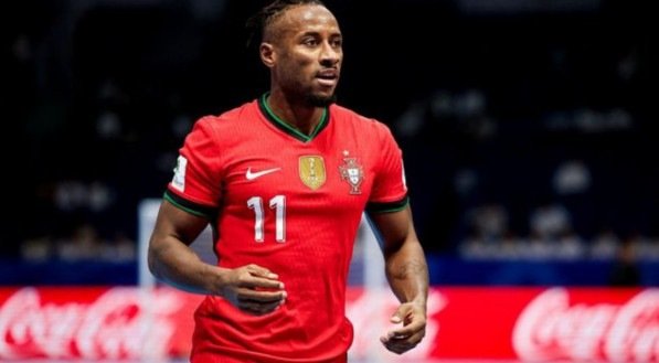 Imagem de Pany Varela, destaque da seleção portuguesa de futsal