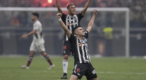 Atletas do Galo celebram classificação para semifinal da Libertadores