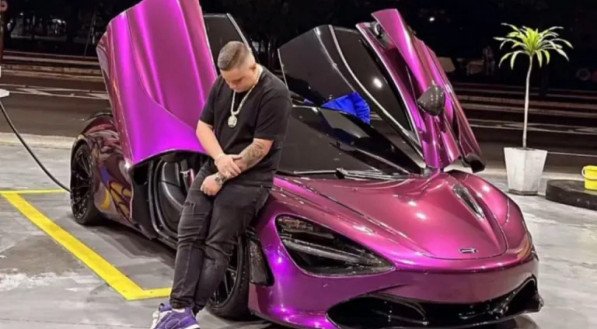 McLaren foi apreendida com o filho da influenciadora, Giliard Santos, no final de agosto