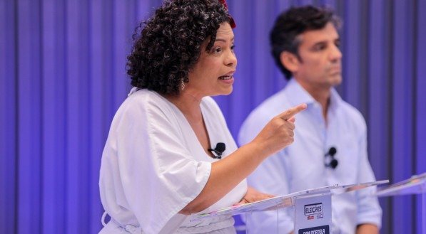 Debate do Sistema Jornal do Commercio de Comunicação com os candidatos à prefeitura do Recife, teve presença de Dani Portela, Daniel Coelho, Gilson Machado, João Campos e Técio Teles.