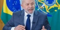 Presidente Lula durante entrevista.