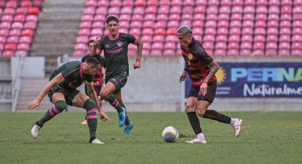 Imagem do jogo entre Sport x Fluminense pelo Brasileirão de Aspirantes