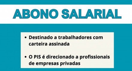 Imagem detalha o pagamento do PIS Pasep