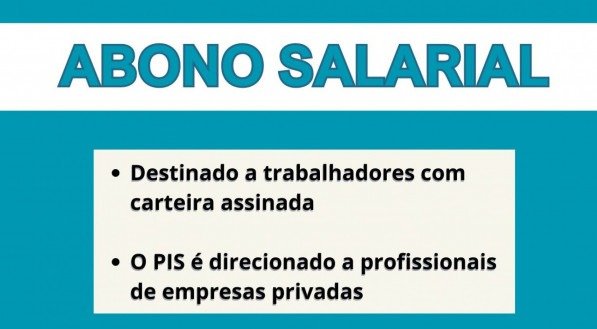 Imagem detalha o pagamento do PIS Pasep