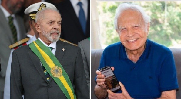 Imagem de Luiz Inácio Lula da Silva e Cid Moreira