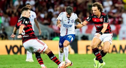 Imagem do confronto entre Flamengo x Bahia